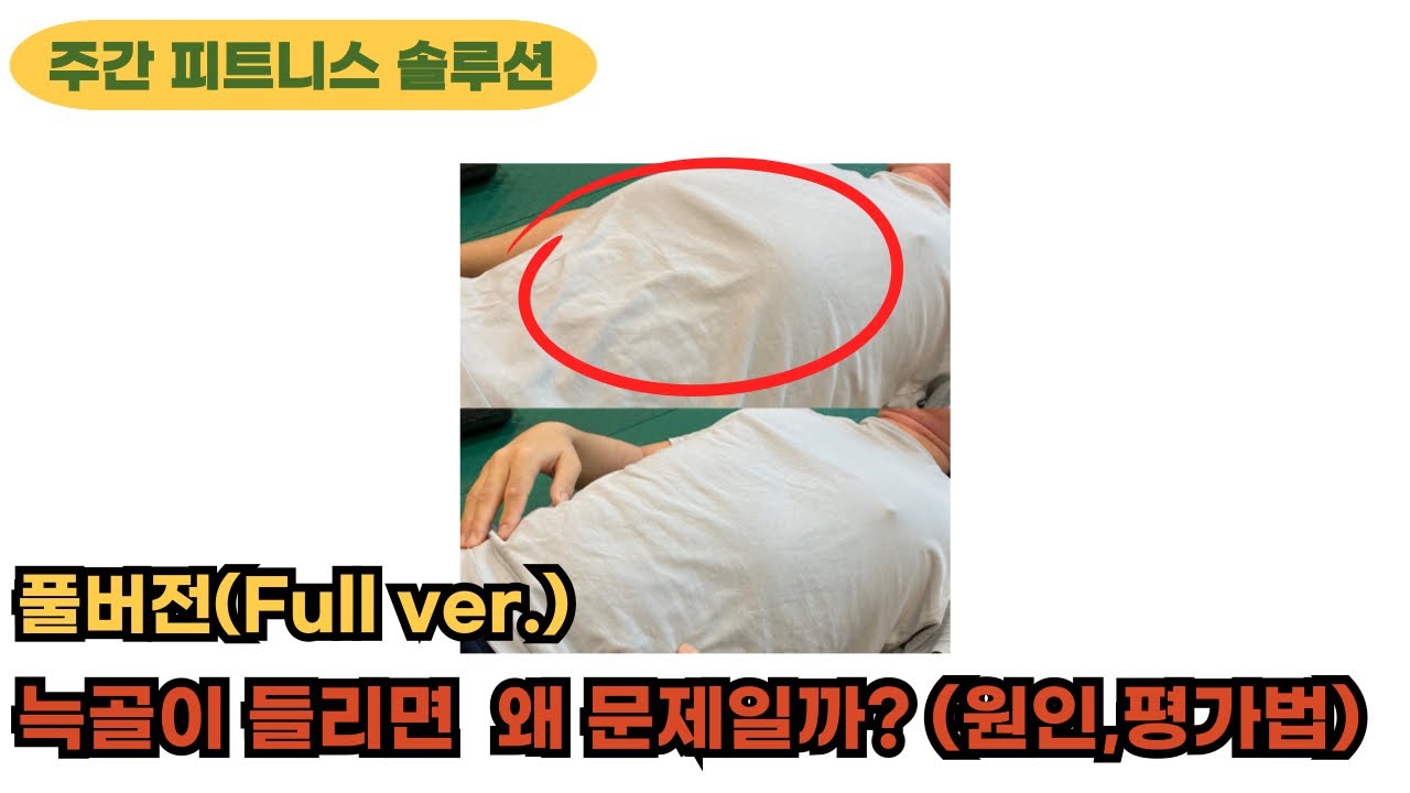 허리,호흡 문제는 갈비뼈부터 (원인,평가방법) 립플레어,Rip flare