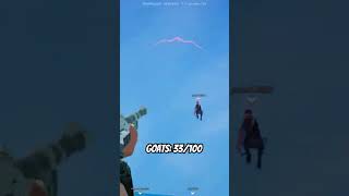 Bro wanted to aim fight on 200 ping 💀 ✌️ | Goats: 33/100 🐐 | #shorts