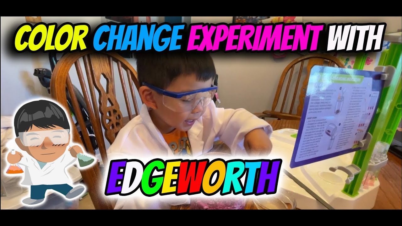 COLOR CHANGE EXPERIMENT WITH EDGEWORTH - YouTube