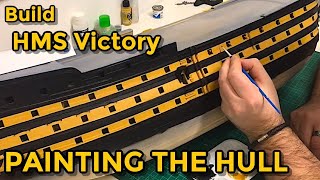 Model Ship builder : HMS Victory - Painting The Hull