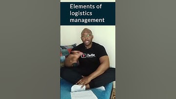 Here are the Elements of logistics management