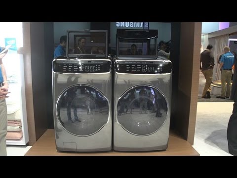 Samsung lleva lavadoras y secadoras a otro nivel - YouTube