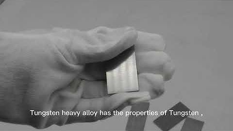 Tungsten heavy alloy plate