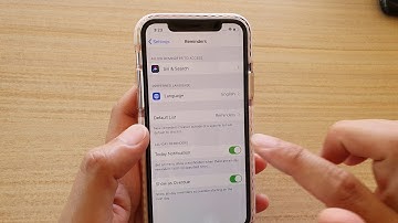 IOS 13: How to Enable / Disable All-Days Reminders Today Notification on iPhone
