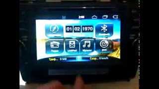 Обзор Штатной магнитолы RoadRover для Toyota Highlander  на ОС Android