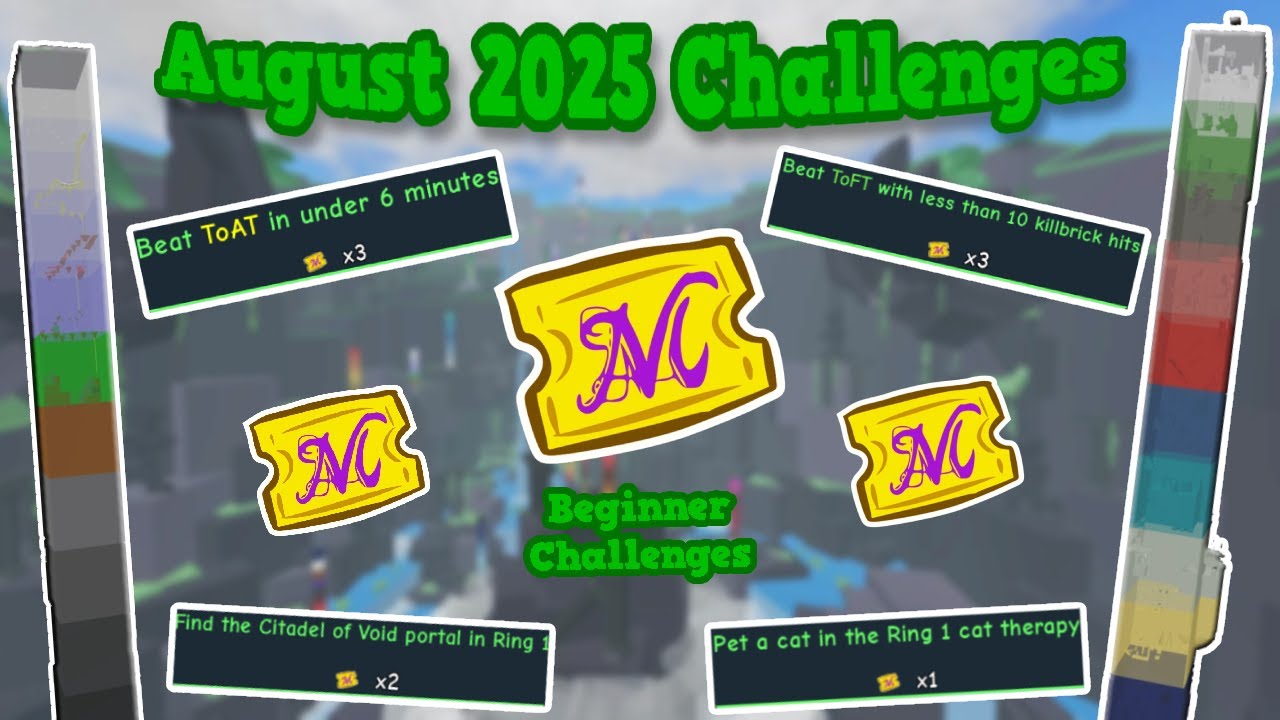 August 2025 Monthly Challenges (Beginner) | Full EToH Guide