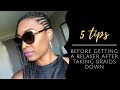 How to prep the hair before a relaxer after taking braids down