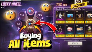 NEW DISCOUNT LUCKY WHEEL EVENT FREE FIRE 😮| MYSTERY SHOP EVENT FREE FIRE | FREE FIRE NEW EVENT