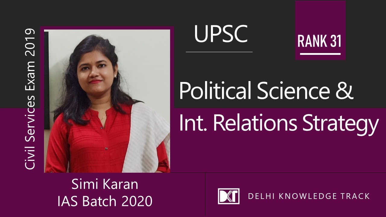 UPSC | Optional | Strategy For Political Science & International ...
