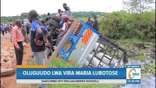 Oluguudo lwa Gomba Ssembabule olubade luyisa emmotoka ennene nalwo luguddemu