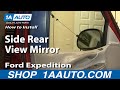 How To Replace Side Rear View Mirror 1997-2003 Ford Expedition