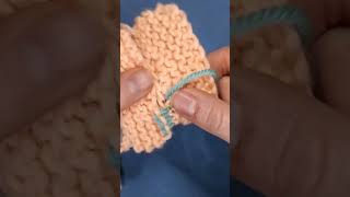 How to Invisibly Seam Garter Stitch Horizontally or How to Fake Graft Garter Stitch