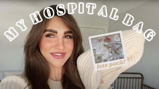 WHAT'S IN MY HOSPITAL BAG | packing \& preparing for labor