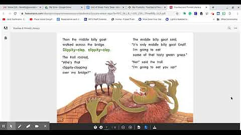 "Three Billy Goats Gruff" A Tale from Norway retol...