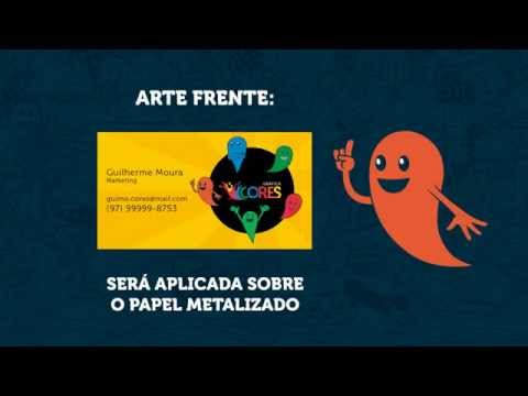 Tutorial - Impressos metalizados Gráfica Cores