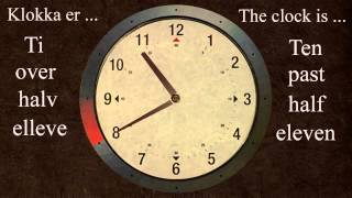 Telling Time in Norwegian (Part One) Bokmål