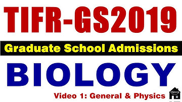 TIFR GS2019 Solved Paper I JGEEBILS I Detailed Explanations I Video 1