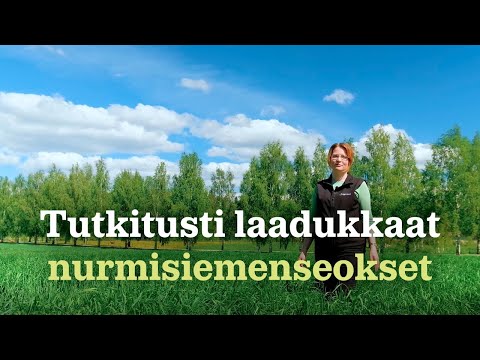 Video: Mistä nurmi on tehty?