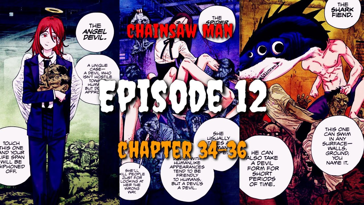 Which Manga Chapter is Chainsaw Man Episode 12?