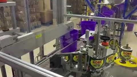 bucket with handle WRAP around labeling machine -skilt machinery