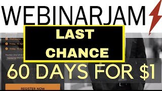 60 Day WebinarJam & EverWebinar IS ENDING
