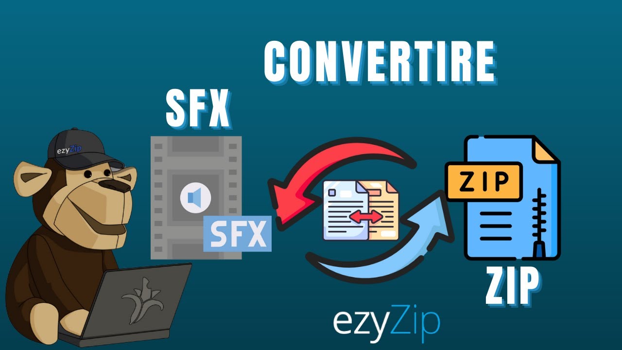 Come Convertire SFX in ZIP Online Guida Semplice) - YouTube