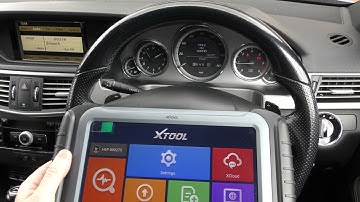 Mercedes SIMPLE Mileage KM Change Adjustment Correction Via OBD2 port X Tool X6 Pro