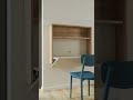 Hidden Murphy Dining Table with Built-in Storage 😱 | CEFF FURNITURE Smart Space-Saving Design