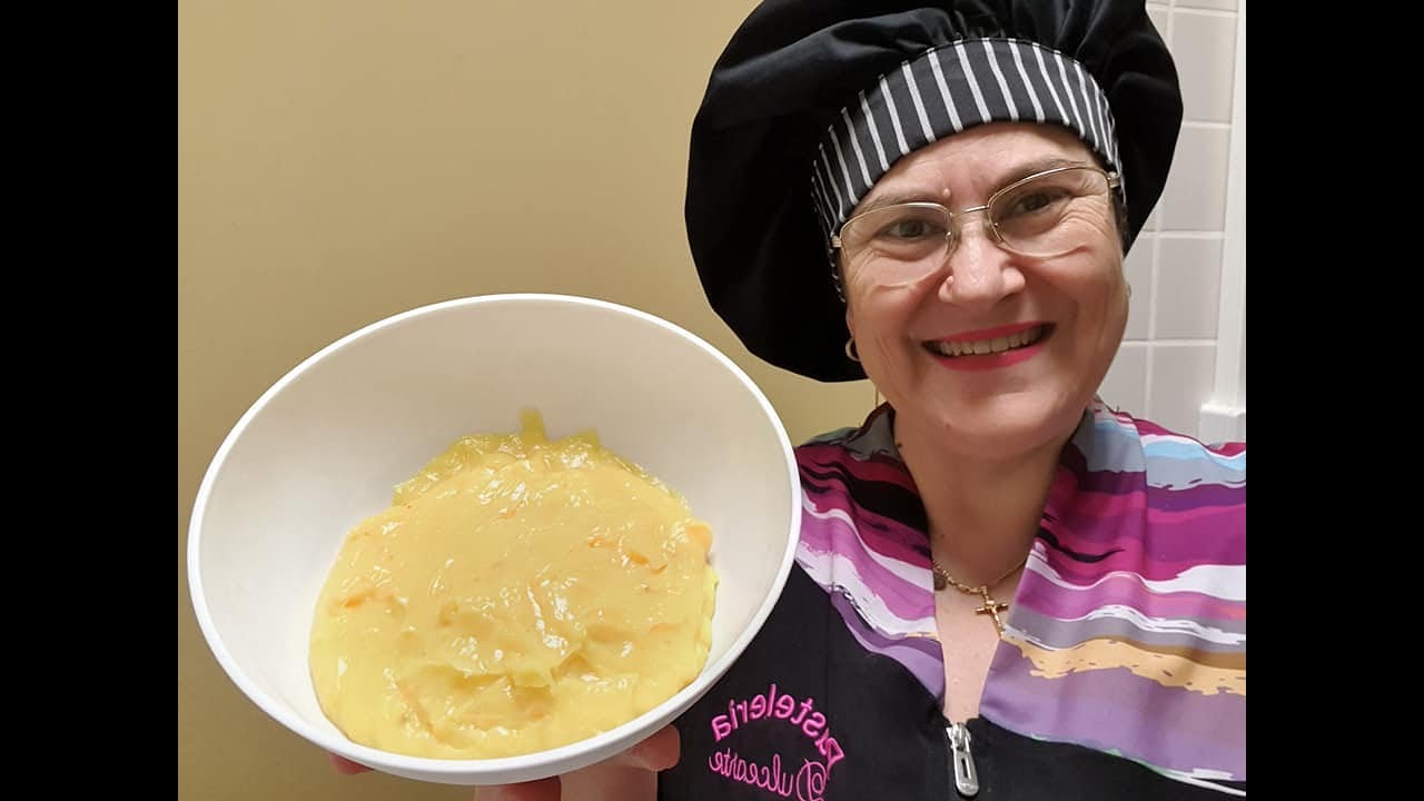 Crema Pastelera de Naranja 🍊