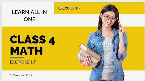 Exercise 1.5 Class 4 | Class 4 Math | Math sight | private school math