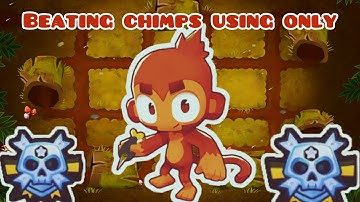 Beating Chimps with only dart monkeys, full run! 🎈😎🐵