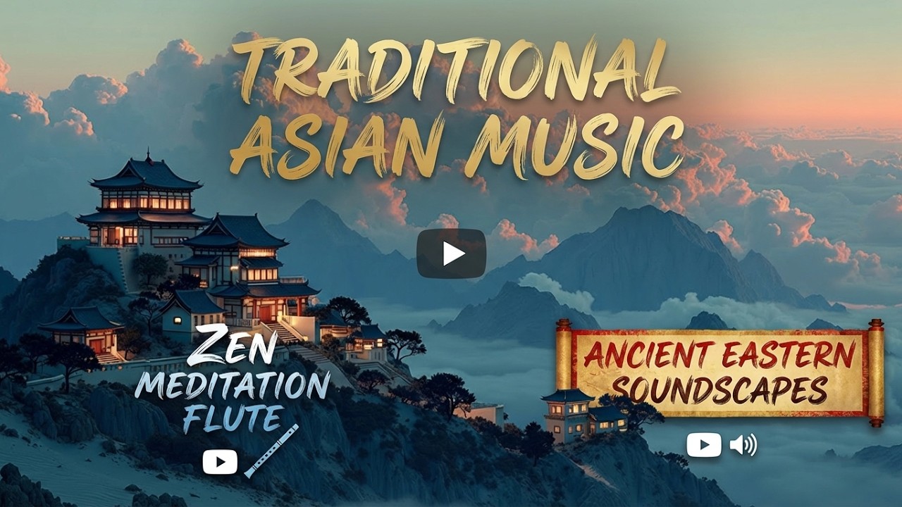 Расслабляющая азиатская музыка | Флейта дзэн и гуцинь для сна
