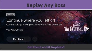 How to Replay Bosses in Lost In Random the Eternal Die (PS5)
