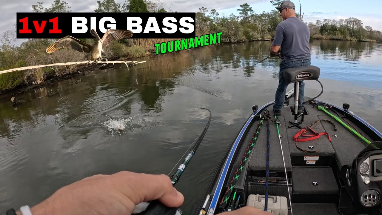 BIG BASS Tournament vs My Dad — FIRST Time Fishing This River!