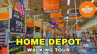 HOME DEPOT Store Tour Oklahoma City Walkthrough 4K NO TALKING ASMR