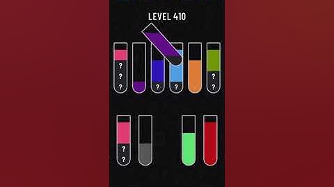 Water Sort Puzzle level 410