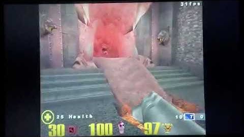 ioQuake3 on an SGI Onyx2 with Infinite Reality 3 graphics