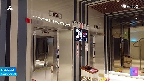 Mitsubishi Nexiez-MR Traction Elevator (Lift) with Touchless Buttons @ Neo Soho Podomoro City