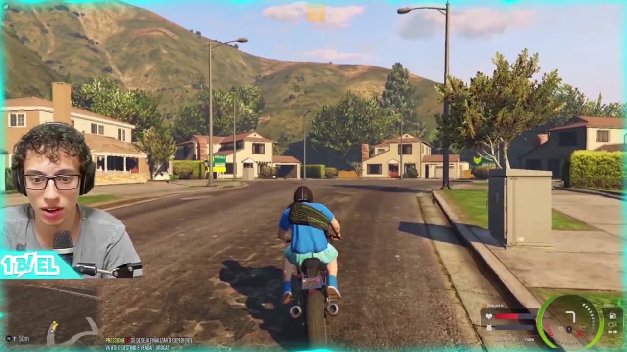 GTA V Cidade Alta - Rima BRABA Com 1BIEL - ft TWANA (Game Play Drum Cover)