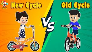 New Cycle Vs Old Cycle | Cycle Competition | English Story | English Animated | English Cartoon