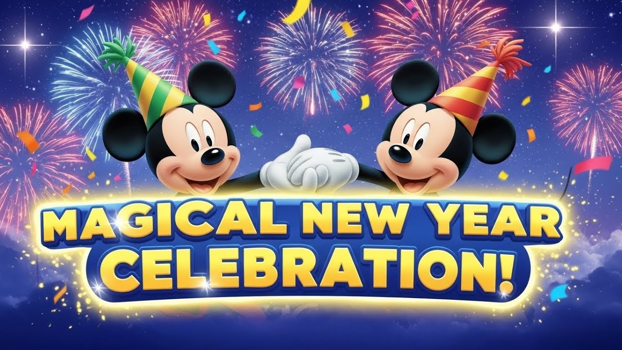 Mickey & Minnie’s Magical New Year Celebration | Fun, Fireworks & Friendship for Kids