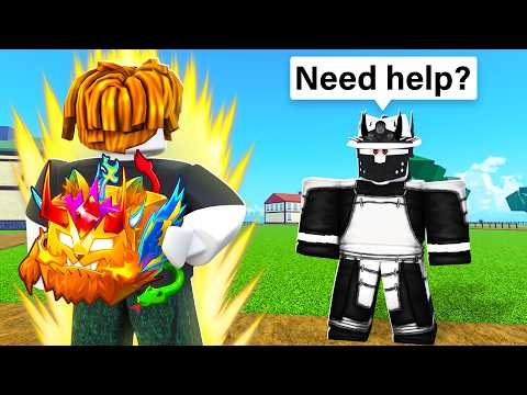 I PRETENDED To Be A NOOB, Then Revealed My FULL POWERS in Blox Fruits