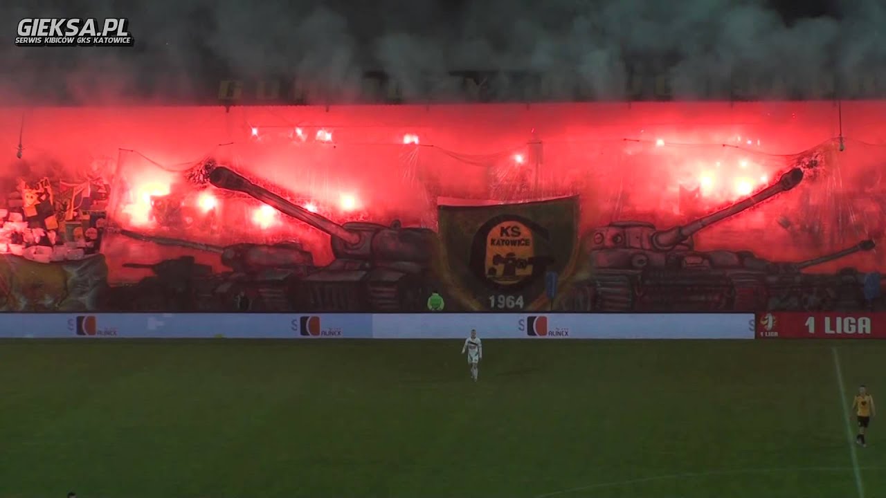 Znalezione obrazy dla zapytania GKS Katowice oprawa