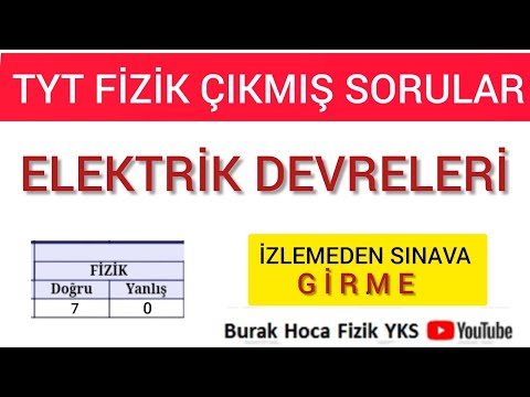 Elektrik Devreleri Çıkmış Sorular 1