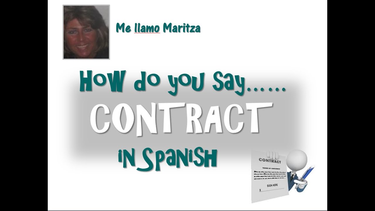 assignment of contract in spanish