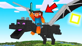 I tamed an END DRAGON in Minecraft! (magic saddle!) screenshot 5