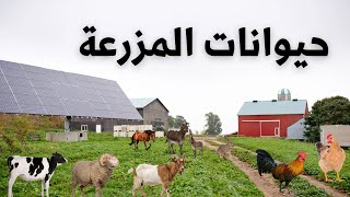 أسماء حيوانات المزرعة بالعربية للأطفال مع الأصوات Farm animal names in Arabic for kids with sounds screenshot 5