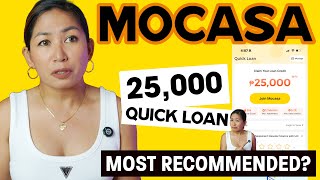 Mocasa 25,000 Quick Loan, Most Recommended? Watch first!