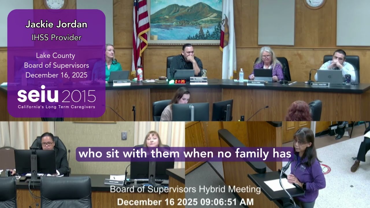 "We are the ones that support them on their hardest days" - SEIU 2015 @ Lake BOS
