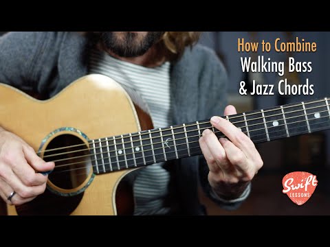 how-to-mix-jazz-guitar-chords-&-walking-bassline---2.5.1-lesson-in-c